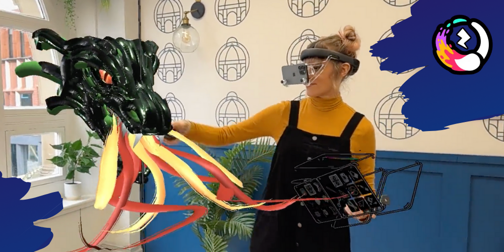 Exploring Open Brush on Zapbox with VR Rosie